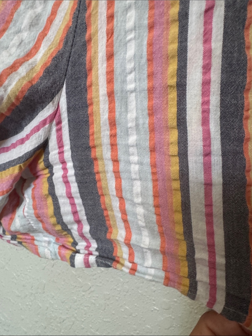 Roxy Multicolor Striped Spaghetti-Strap Romper - Picture 15 of 15
